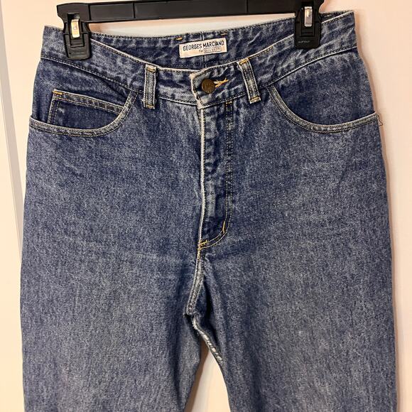 VTG 90's Guess By Georges Marciano Tapered Leg Ankle Jeans Size 32 - Picture 3 of 10